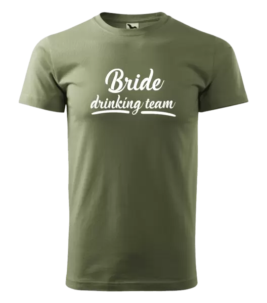 Pánské tričko Bride drinking team