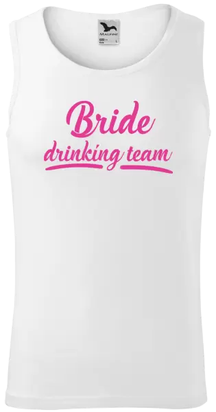 Pánské tílko Bride drinking team