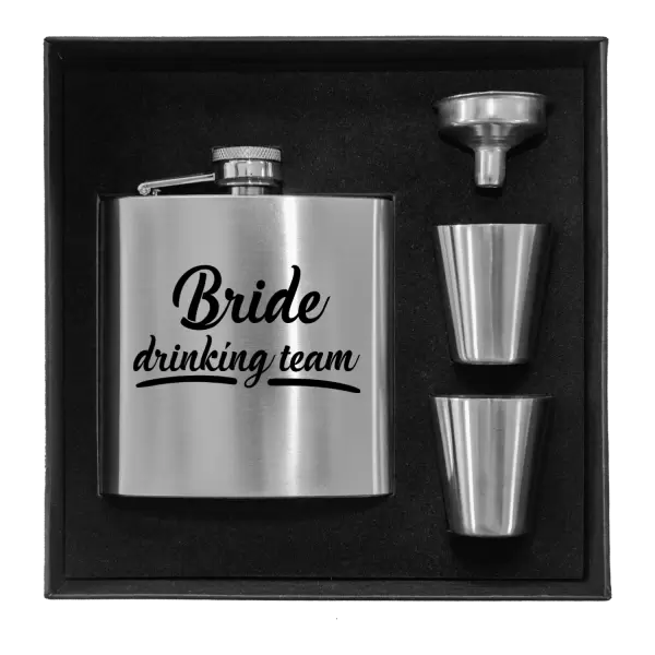Ploskačka v krabičke Bride drinking team