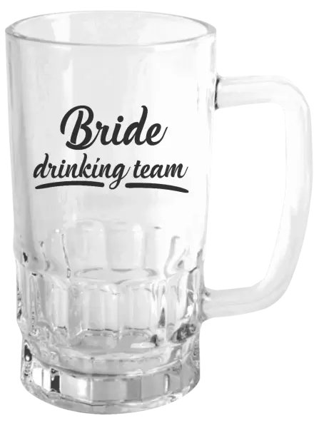 Půllitr Bride drinking team