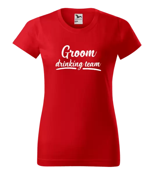 Dámské tričko Groom drinking team