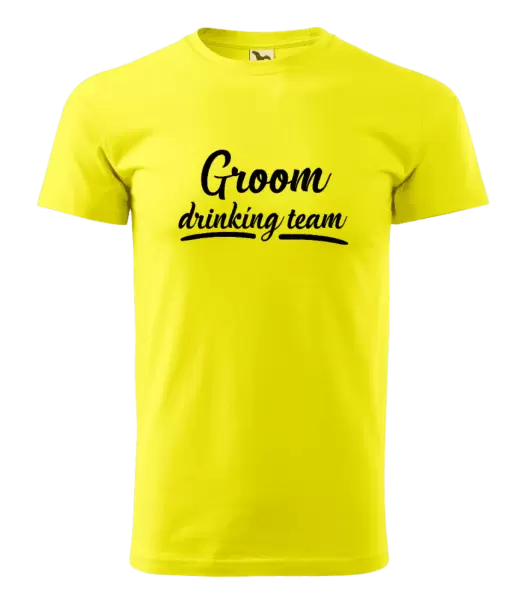 Pánské tričko Groom drinking team
