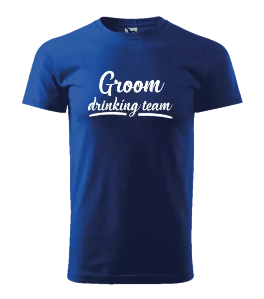 Pánské tričko Groom drinking team