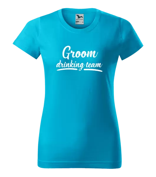 Dámské tričko Groom drinking team