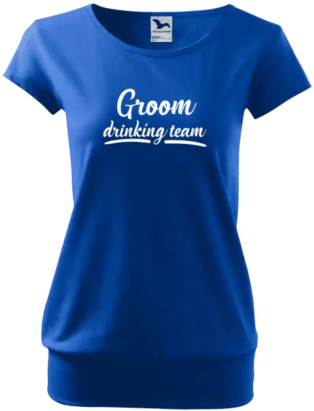 Dámské tričko Groom drinking team