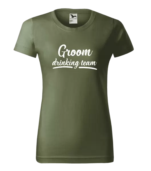 Dámské tričko Groom drinking team