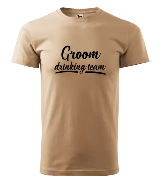 Pánské tričko Groom drinking team