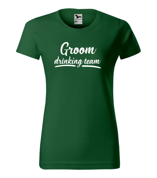 Dámské tričko Groom drinking team