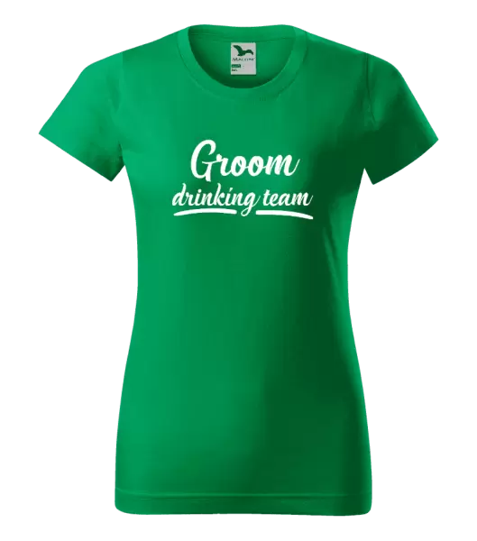 Dámské tričko Groom drinking team
