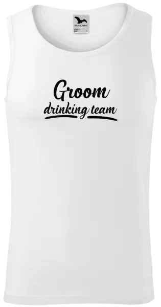 Pánské tílko Groom drinking team