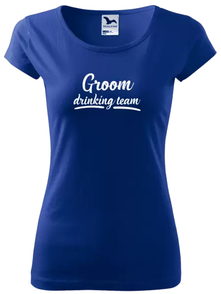 Dámské tričko Groom drinking team