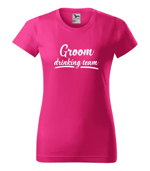 Dámské tričko Groom drinking team