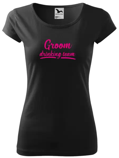 Dámské tričko Groom drinking team