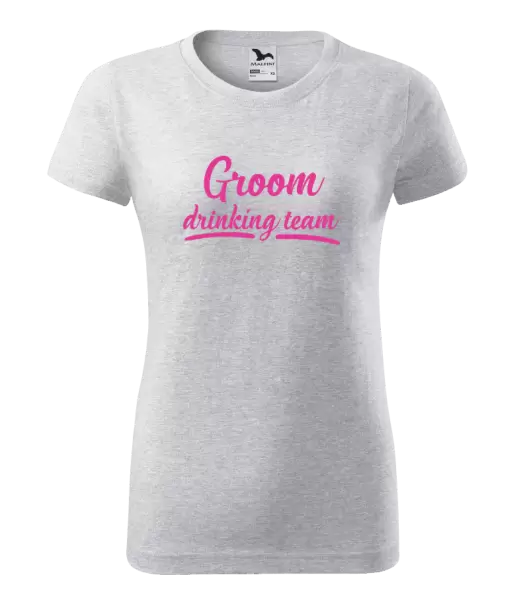 Dámské tričko Groom drinking team