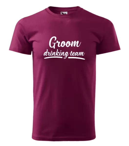 Pánské tričko Groom drinking team