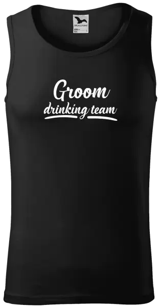 Pánské tílko Groom drinking team