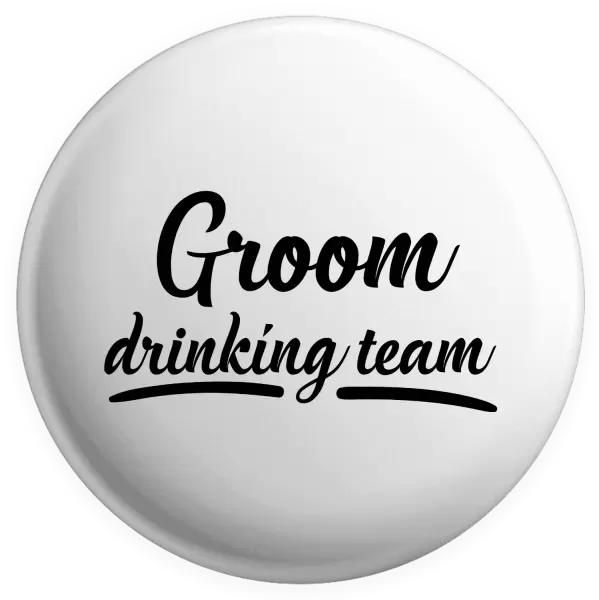 Placka Groom drinking team