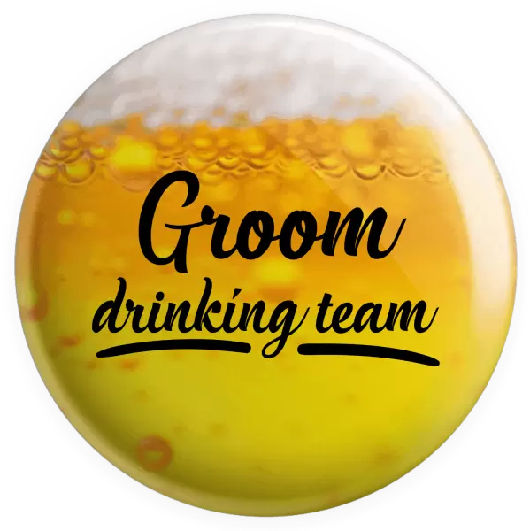 Placka Groom drinking team