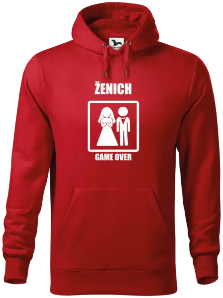 Pánská mikina Game over - ženich