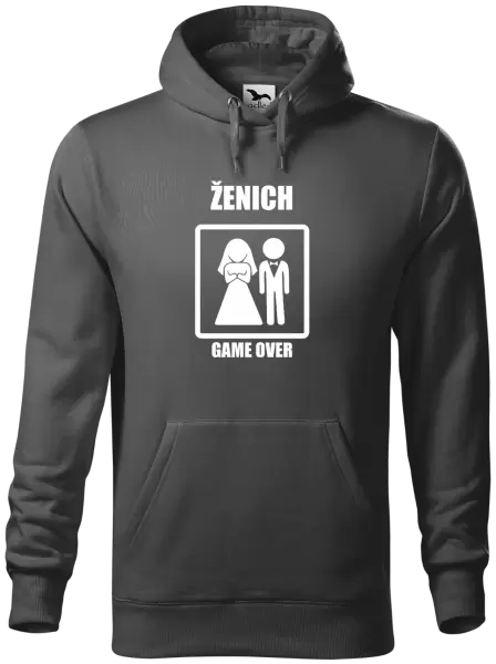 Pánská mikina Game over - ženich