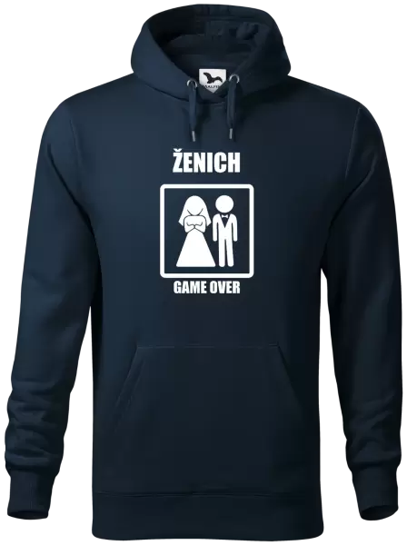 Pánská mikina Game over - ženich
