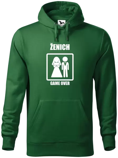 Pánská mikina Game over - ženich