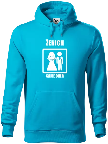 Pánská mikina Game over  - ženich