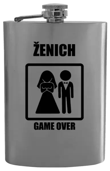 Placatka Game over - ženich
