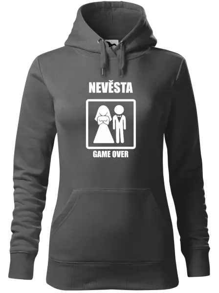 Dámská mikina Game over - nevěsta