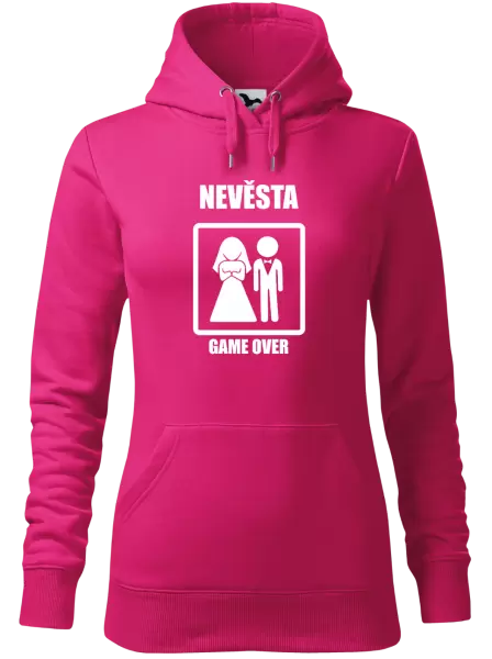 Dámská mikina Game over - nevěsta