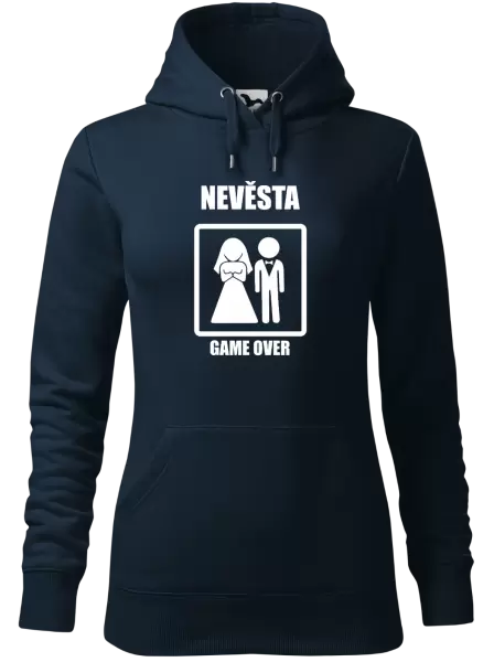 Dámská mikina Game over - nevěsta