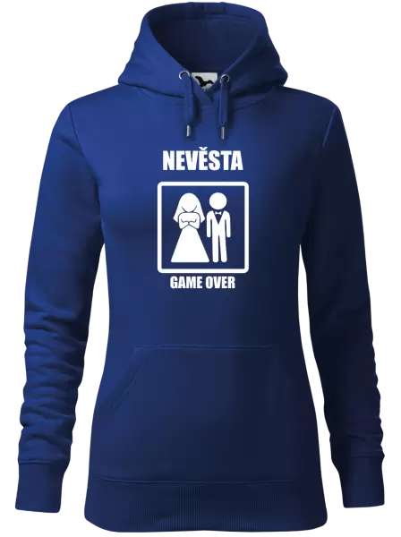 Dámská mikina Game over - nevěsta