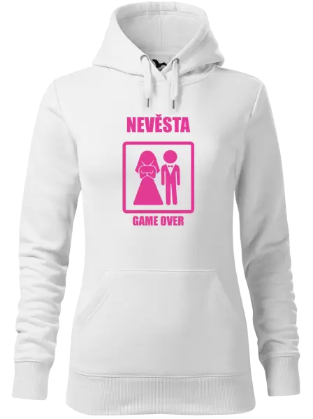 Dámská mikina Game over - nevěsta