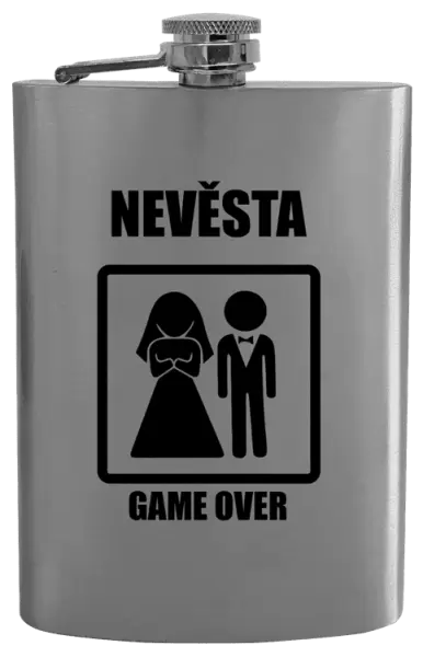 Placatka Game over - nevěsta