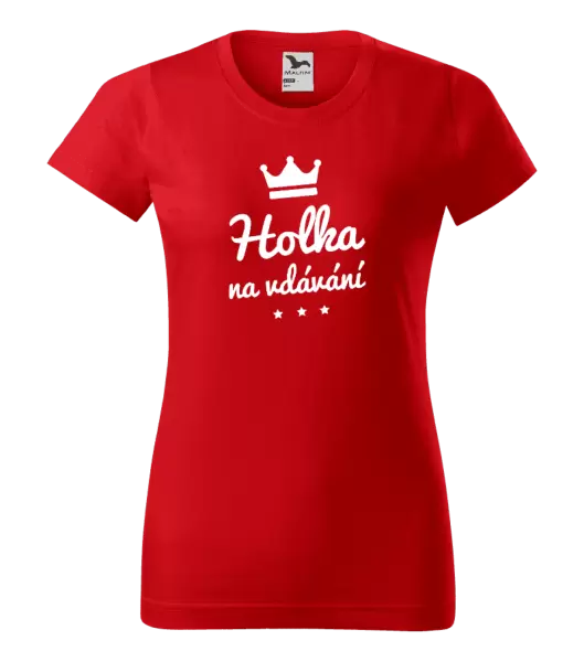 Dámské tričko Holka na vdávání