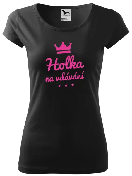 Dámské tričko Holka na vdávání