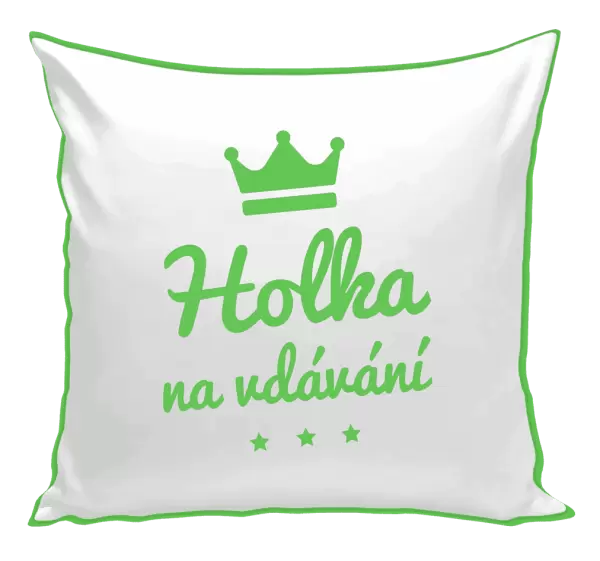 Polštář Holka na vdávání