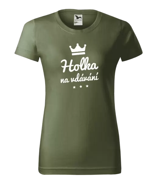 Dámské tričko Holka na vdávání