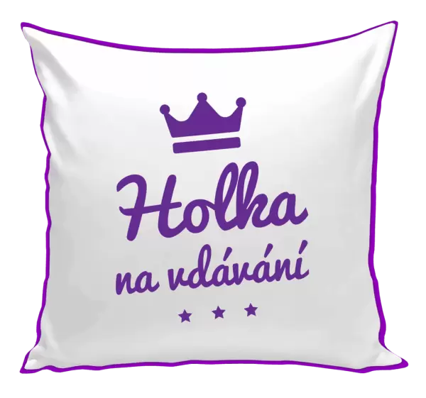 Polštář Holka na vdávání