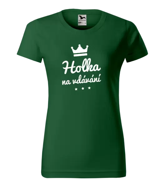 Dámské tričko Holka na vdávání