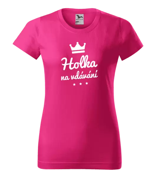 Dámské tričko Holka na vdávání