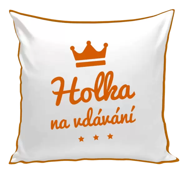 Polštář Holka na vdávání