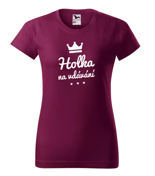 Dámské tričko Holka na vdávání