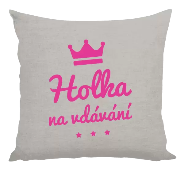 Polštář Holka na vdávání