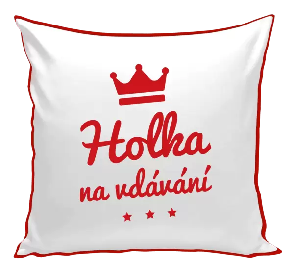 Polštář Holka na vdávání