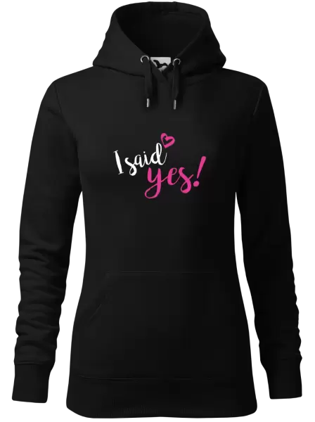 Dámská mikina I said yes!