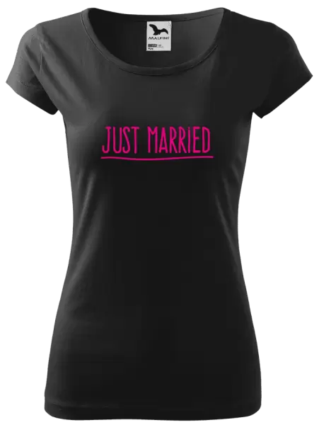 Dámské tričko Just married