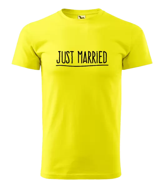 Pánské tričko Just married