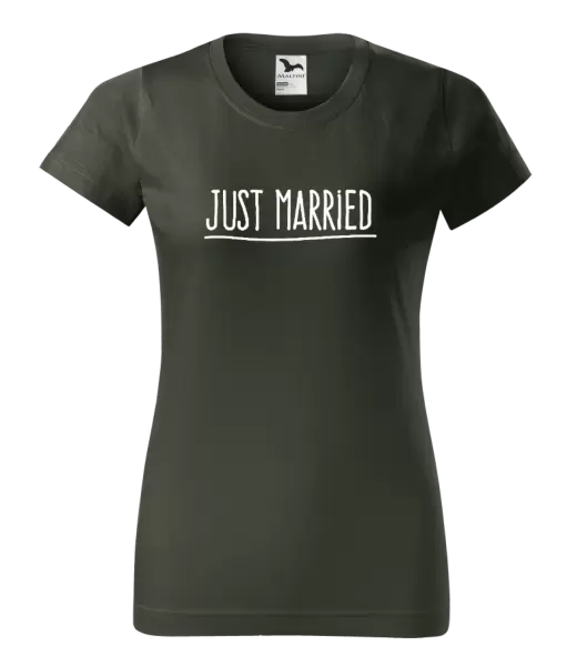 Dámské tričko Just married