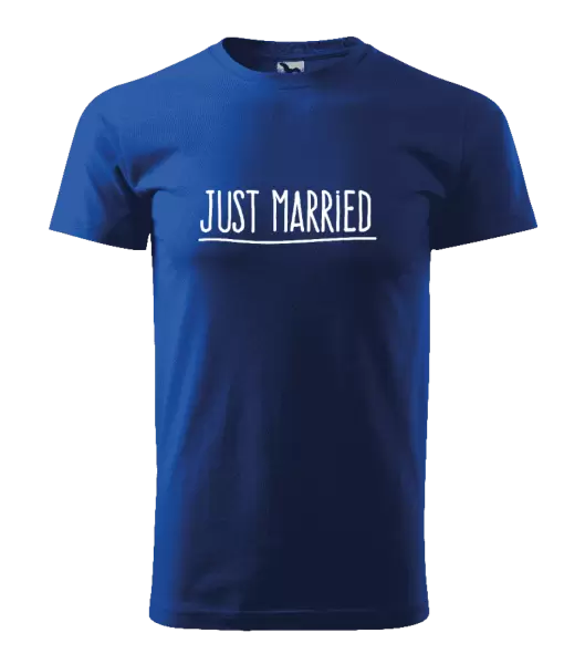 Pánské tričko Just married
